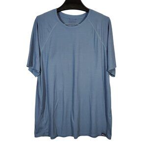 Patagonia Capilene Cool Daily T-Shirt Men's XL Blue Crewneck Short Sleeve Raglan